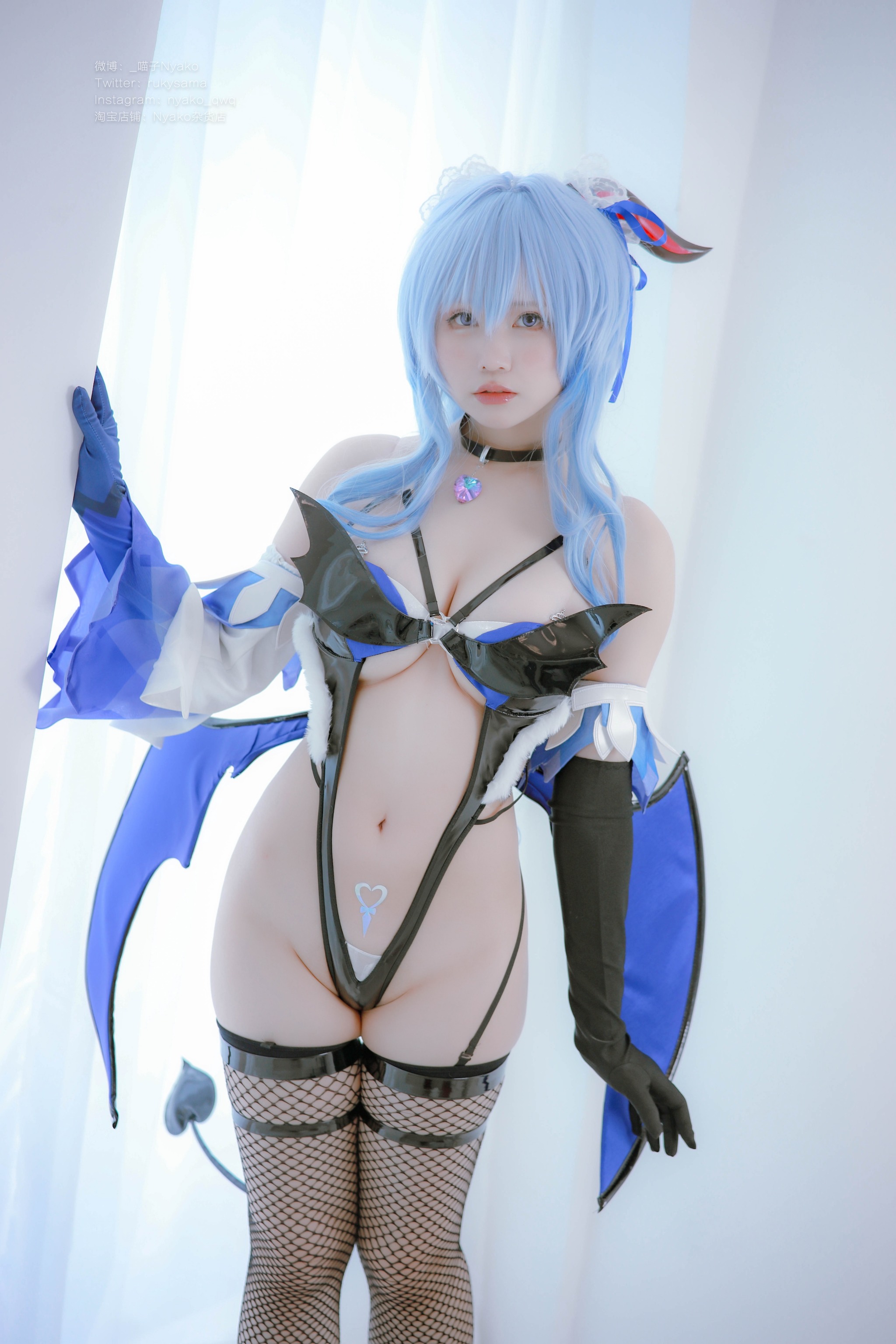 Nyako喵子 - NO.044 原神-甘雨魅魔[76P]-XikXak